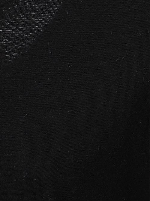Top nero di RICK OWENS caratterizzato dal design a monospalla e una manica lunga. RICK OWENS | RP02E4261JR09